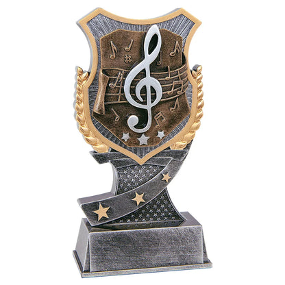6" Music Shield Award
