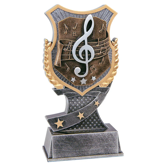 6" Music Shield Award