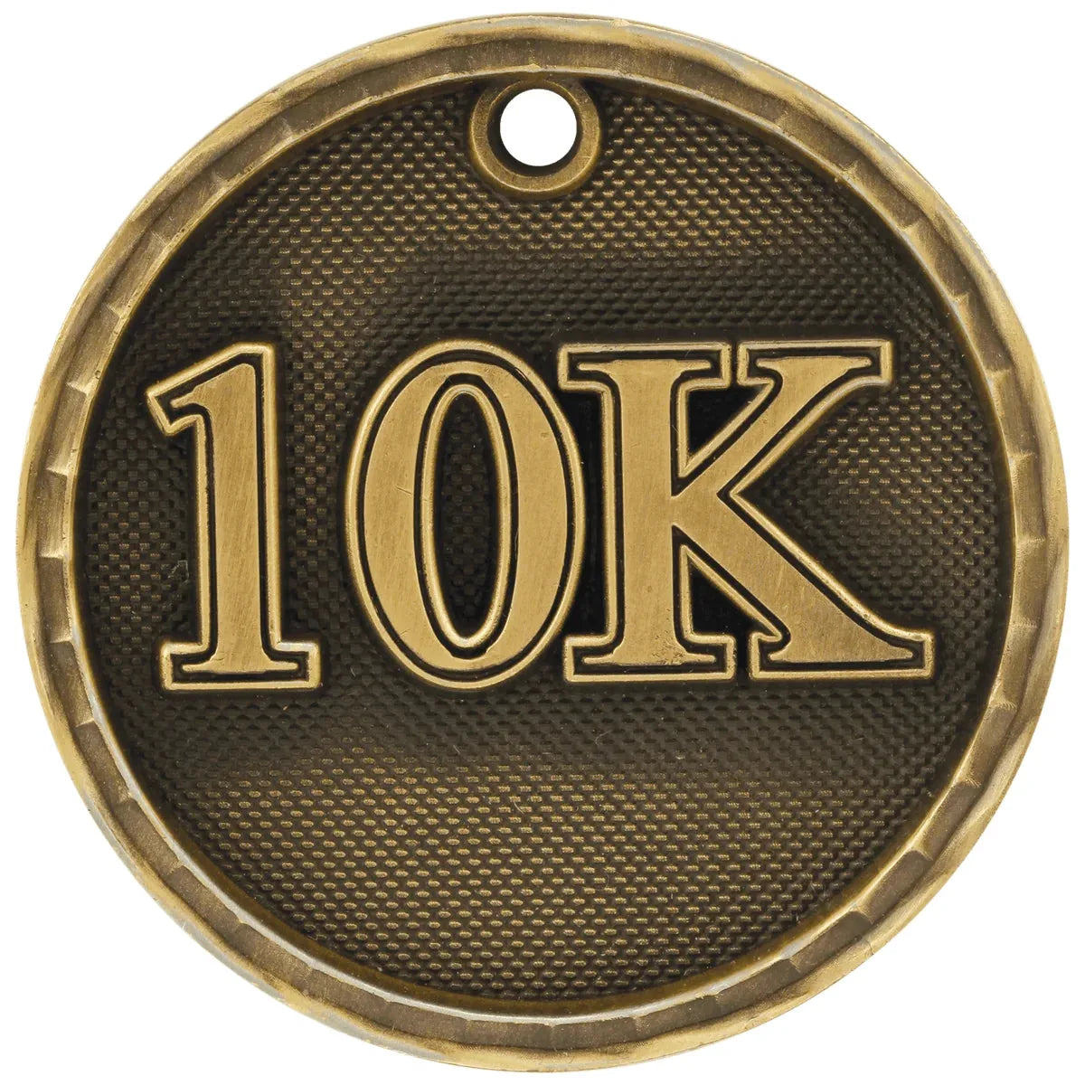 Antique Gold 2" 3D 10K Medal