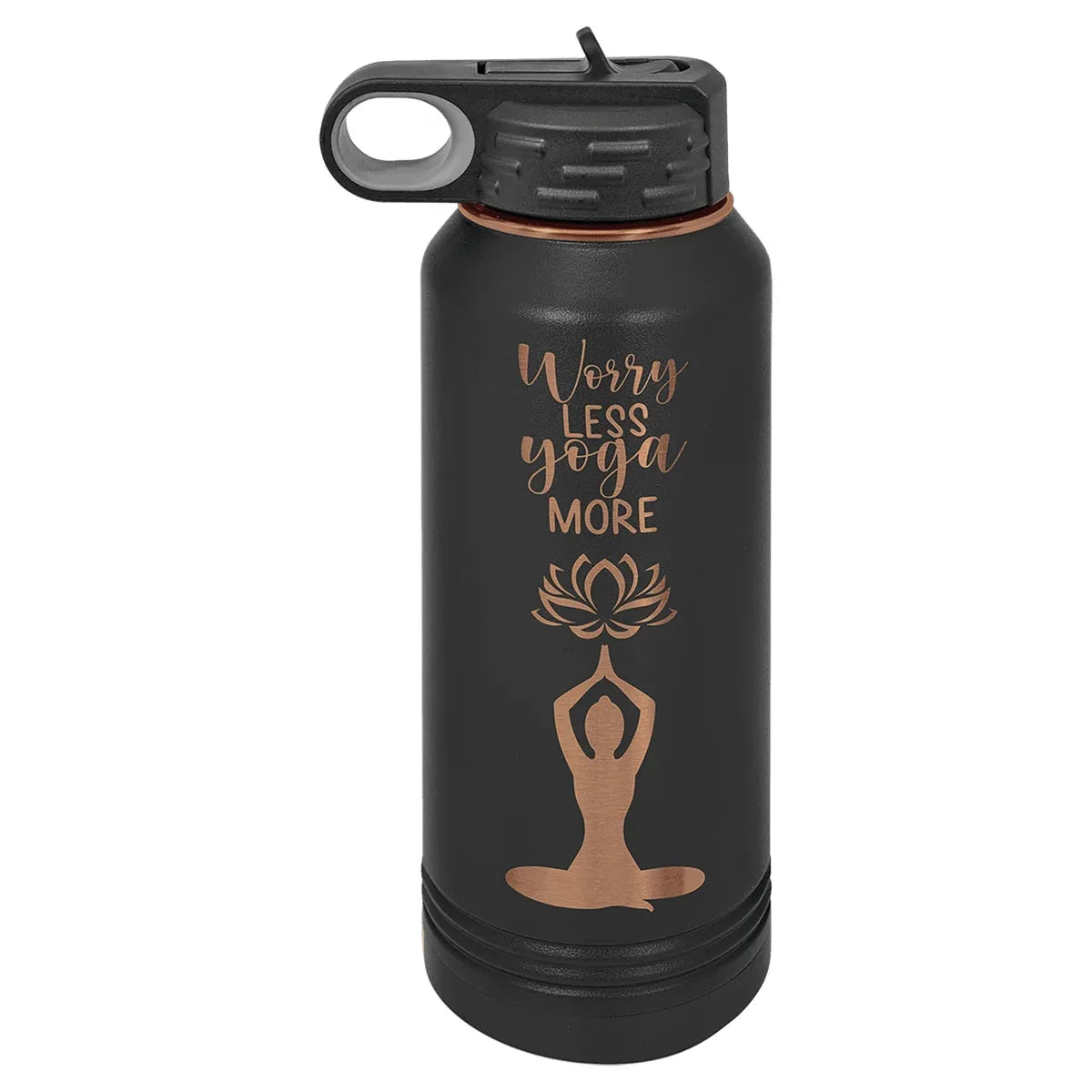 Black Rose Gold Polar Camel 32 oz. Water Bottle