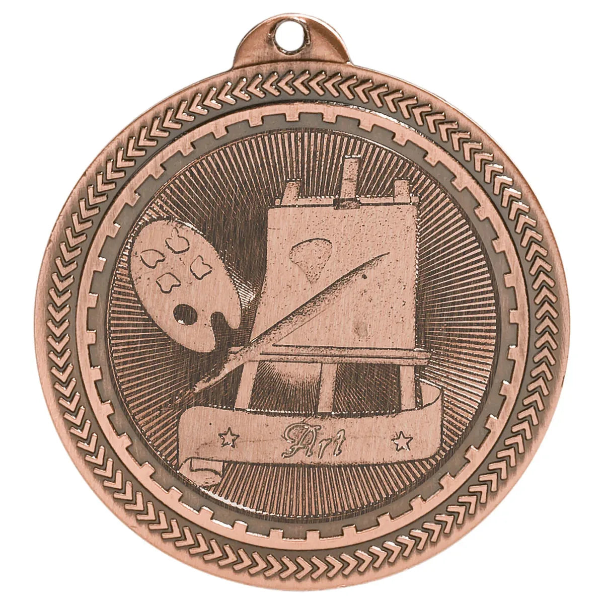 Antique Bronze 2" Art Laserable BriteLazer Medal