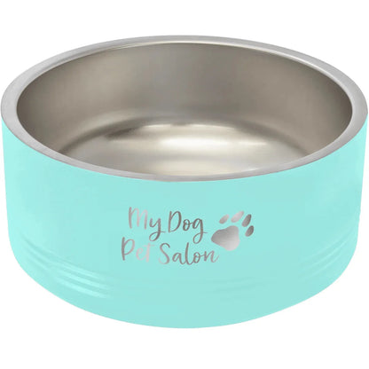 Teal Polar Camel 32 oz. Medium Pet Bowl