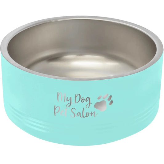 Teal Polar Camel 32 oz. Medium Pet Bowl