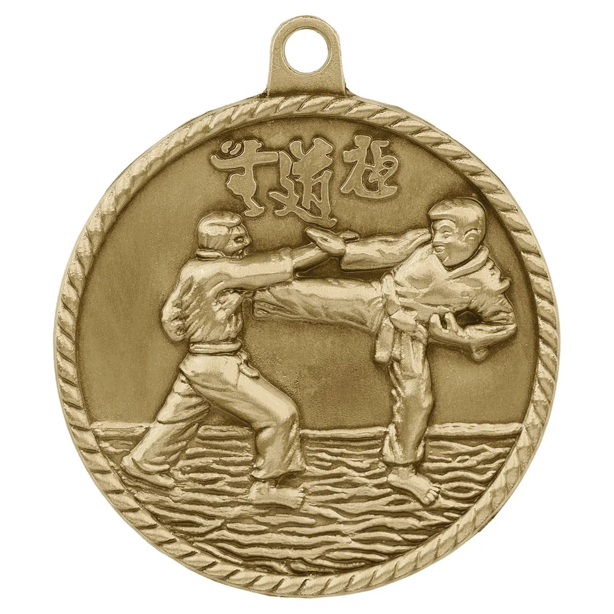High Relief 2" Medal — Custom Engraved & UV Printed | Gold, Silver & Bronze