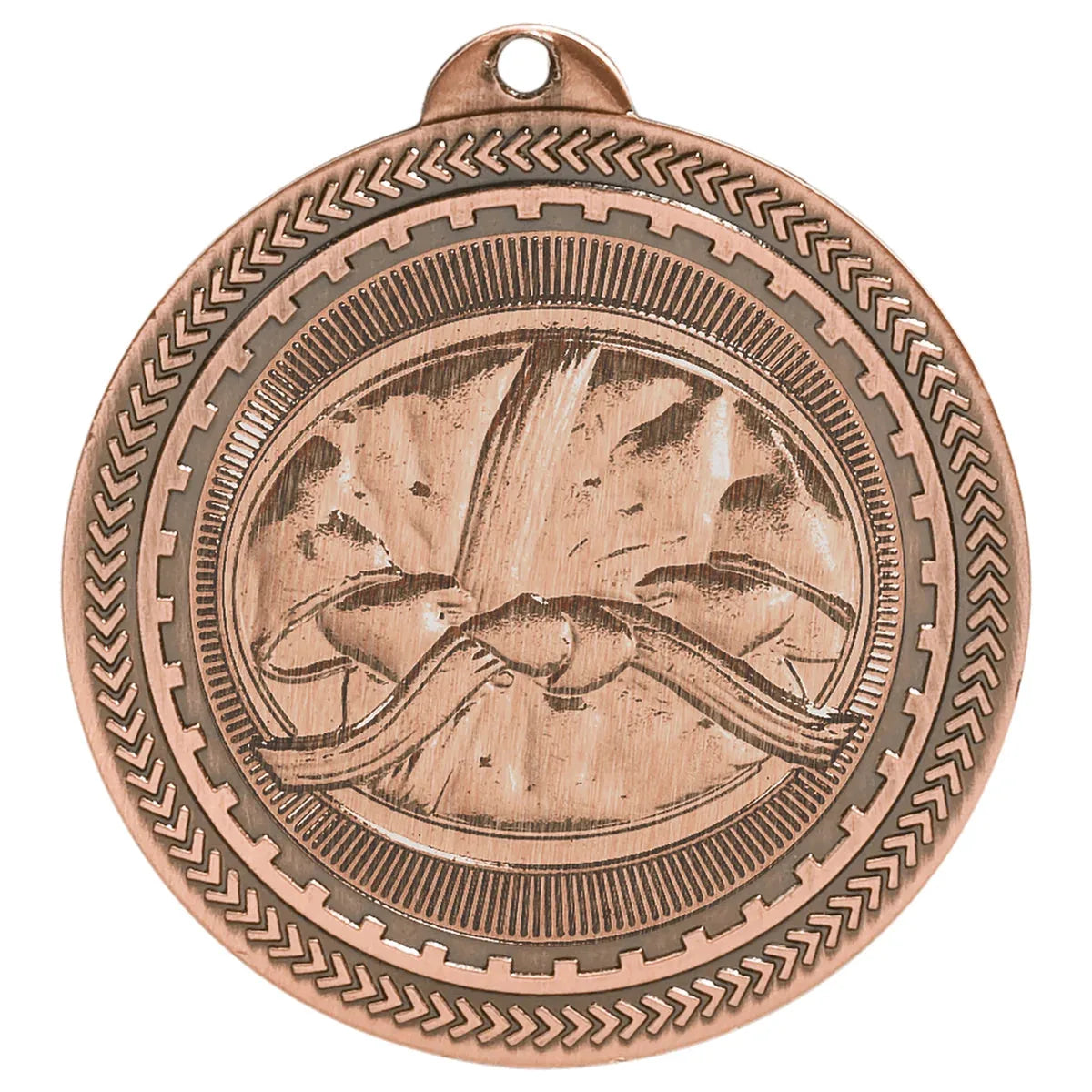 Antique Bronze 2" Martial Arts Laserable BriteLazer Medal