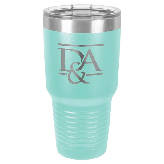 Teal Polar Camel 30 oz. Ringneck Tumbler with Logo Lid