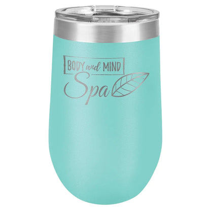 Teal Polar Camel 16 oz. Vacuum Insulated Stemless Tumbler with Lid