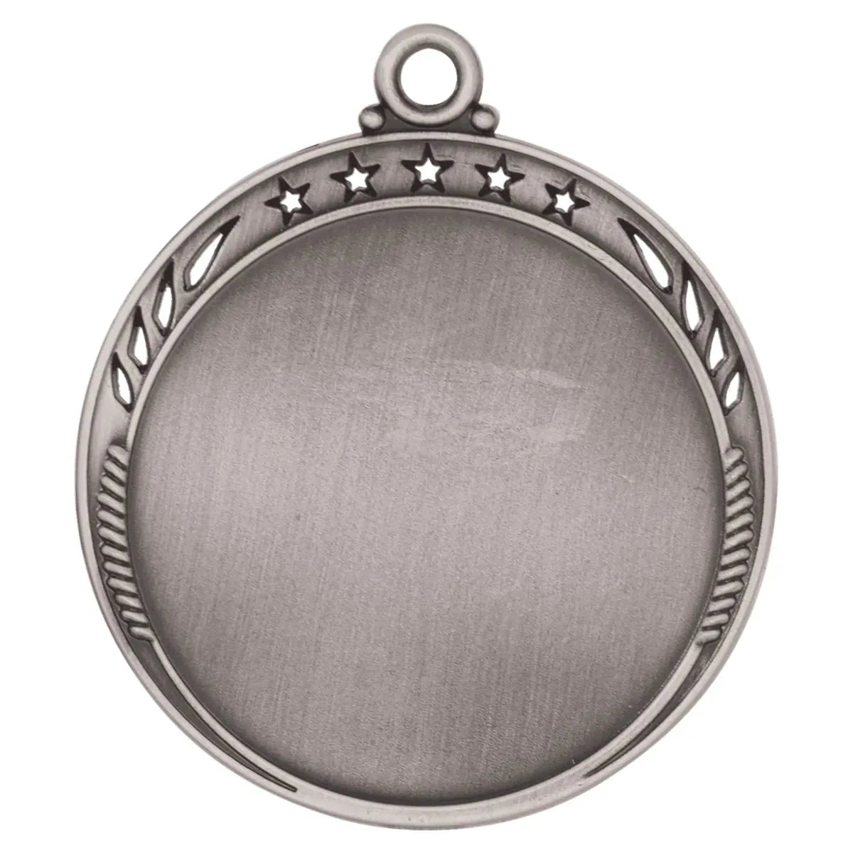 Antique Silver 2 3/8" Galaxy 2" Insert Holder Medal