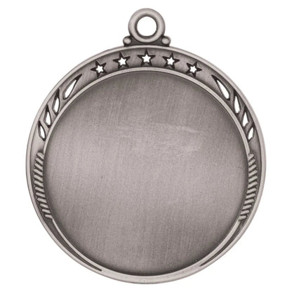 Antique Silver 2 3/8" Galaxy 2" Insert Holder Medal