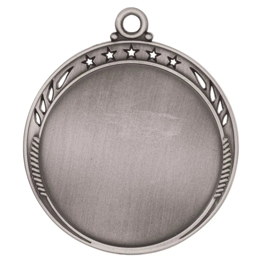 Antique Silver 2 3/8" Galaxy 2" Insert Holder Medal