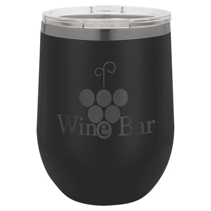 Black Ghost Black Polar Camel 12 oz. Stemless Wine Tumbler