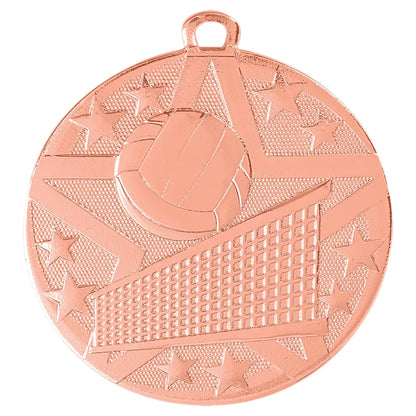 Bronze 2" Superstar Volleyball Medal
