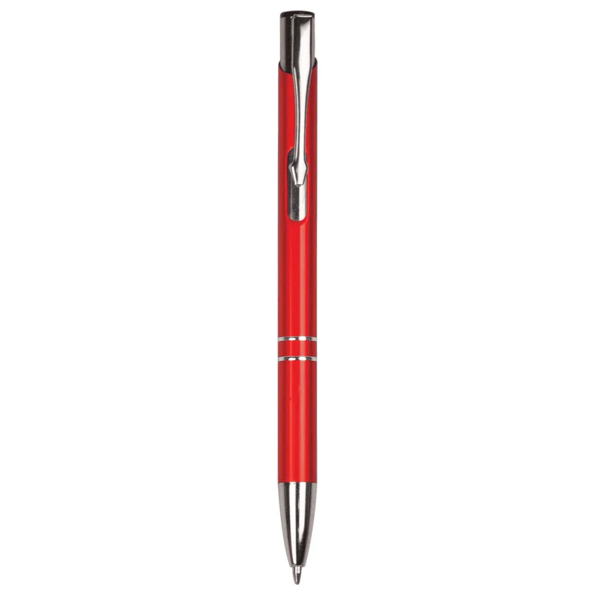 Red with Silver Trim Laserable Pen