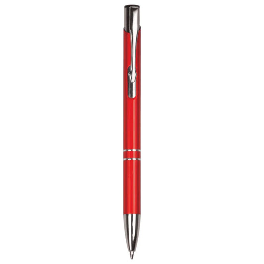 Red with Silver Trim Laserable Pen
