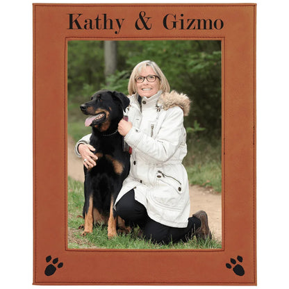Rawhide 8" x 10" Laserable Leatherette Photo Frame