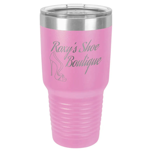 Light Purple Polar Camel 30 oz. Ringneck Tumbler with Logo Lid