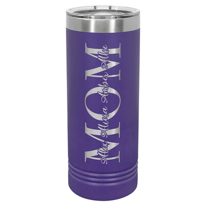Purple Polar Camel 22 oz. Skinny Tumbler with Slider Lid