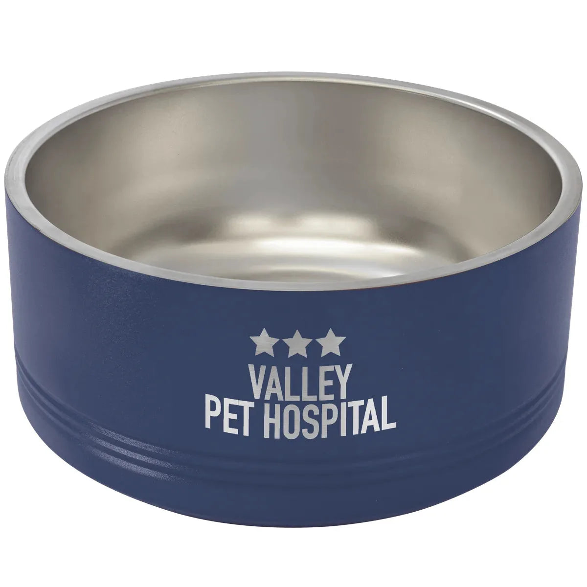Navy Blue Polar Camel 64 oz. Large Pet Bowl
