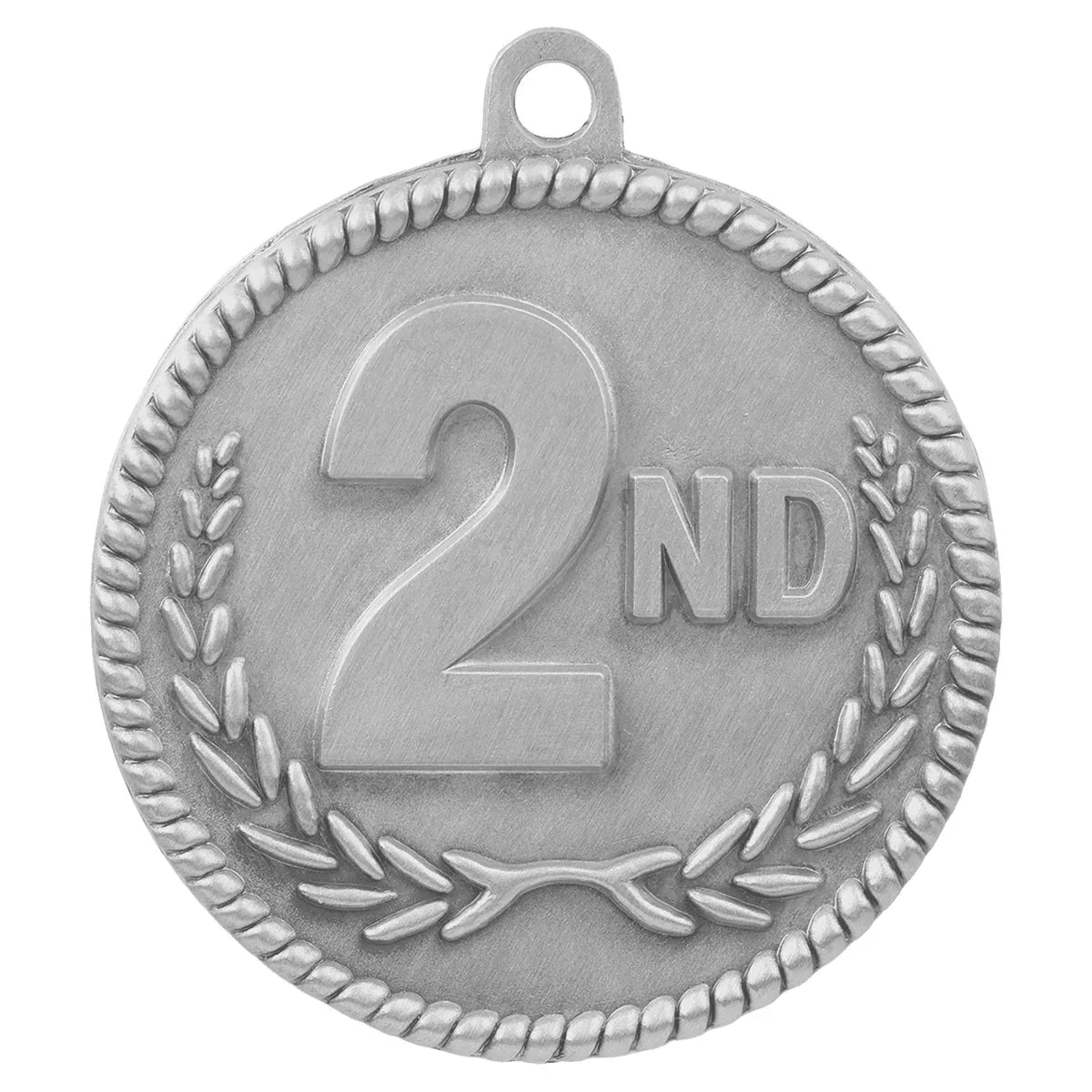 2" Antique Silver 2nd Place High Relief Medal