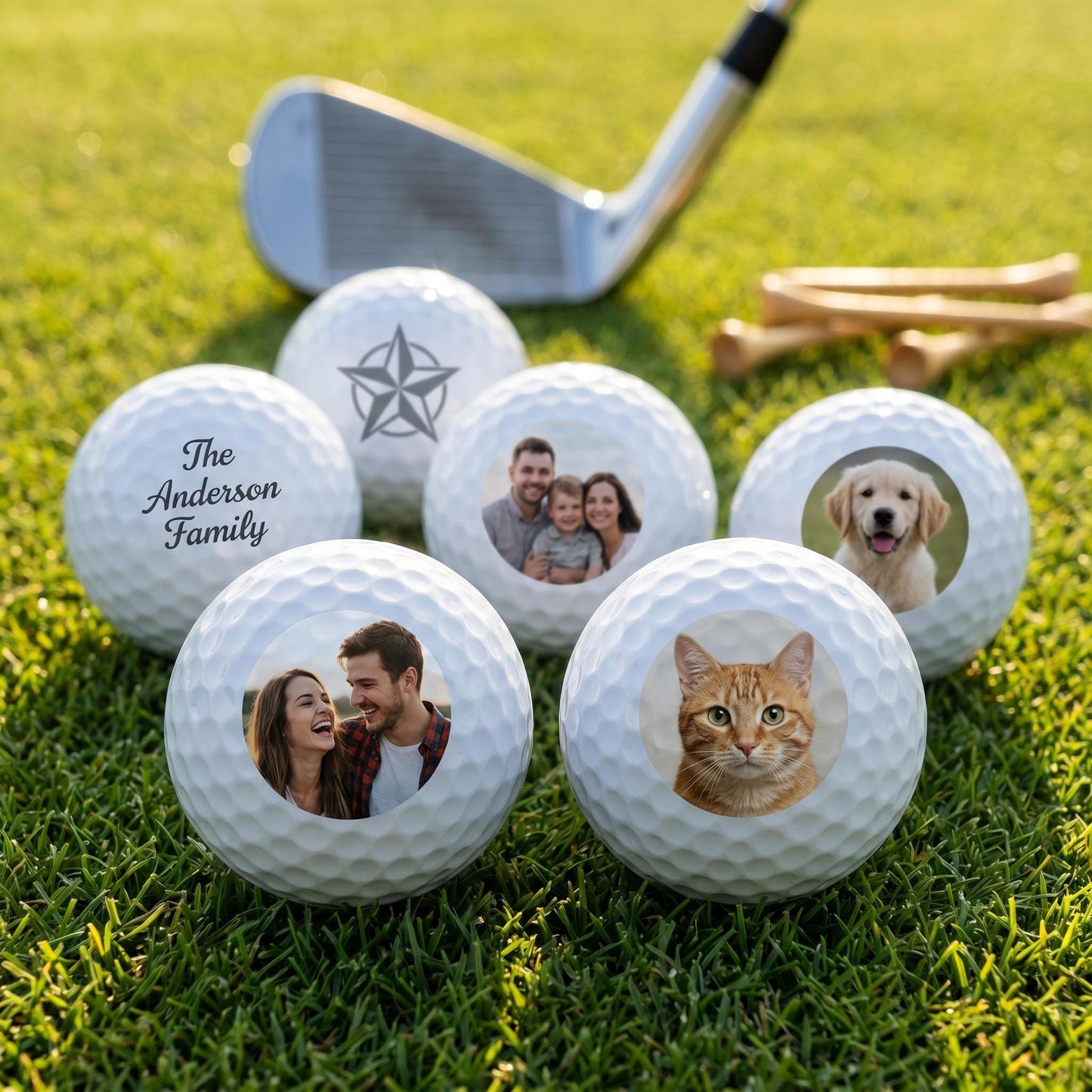 Custom Photo Golf Balls