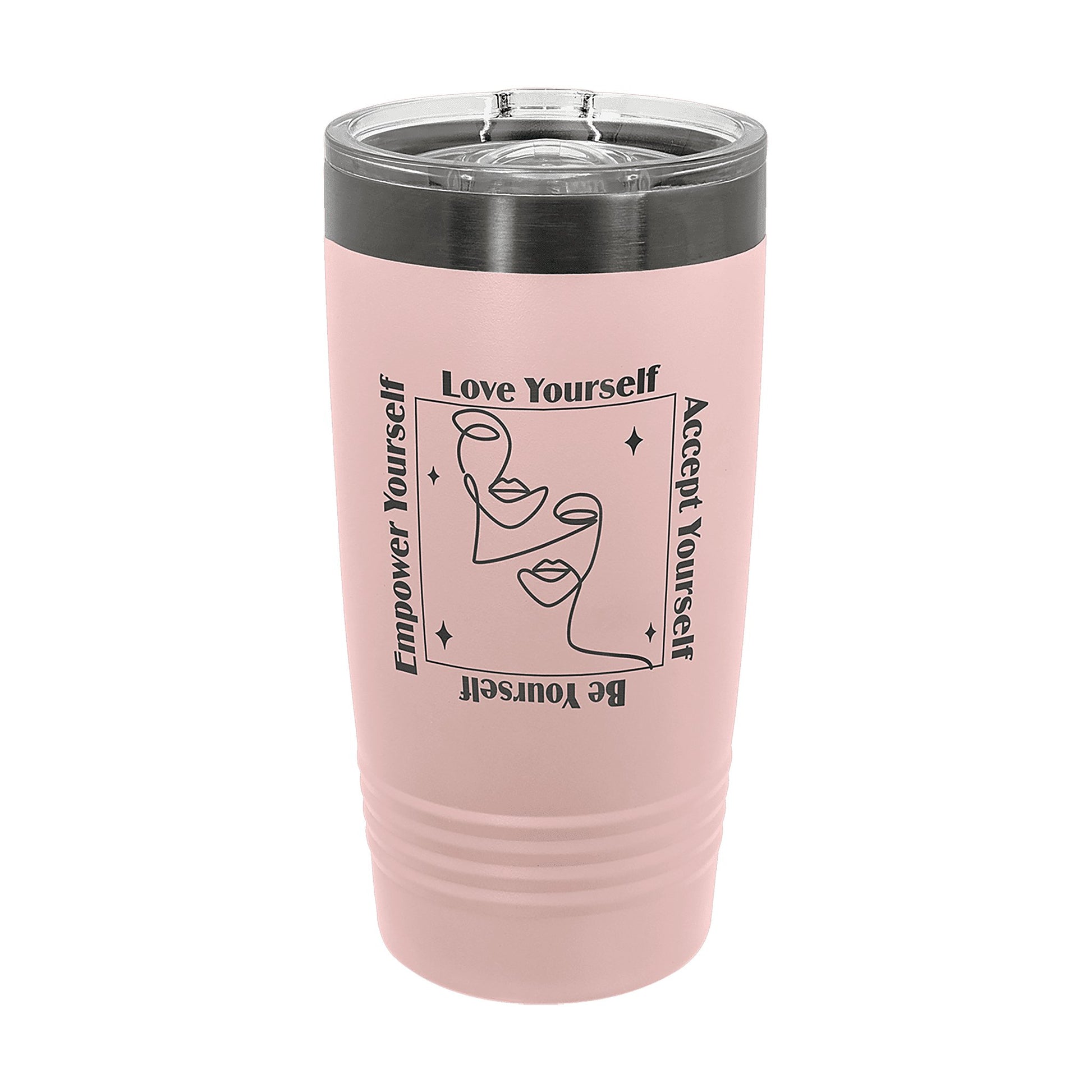 Polar Camel 20 oz. ION-Plated Ringneck Tumbler with Slider Lid — main product photo, custom laser-engraved tumbler from Echipmunk Winnipeg