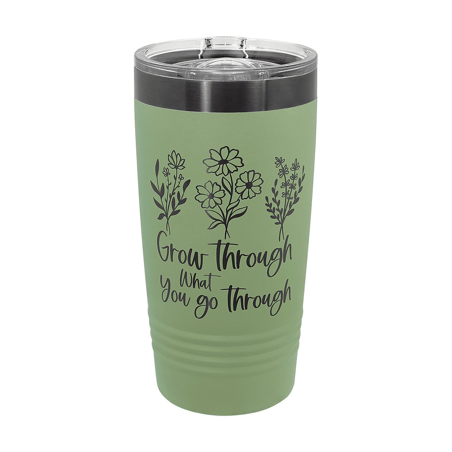 Polar Camel 20 oz. Summer ION-Plated Ringneck Tumbler with Slider Lid — main product photo, custom laser-engraved tumbler from Echipmunk Winnipeg