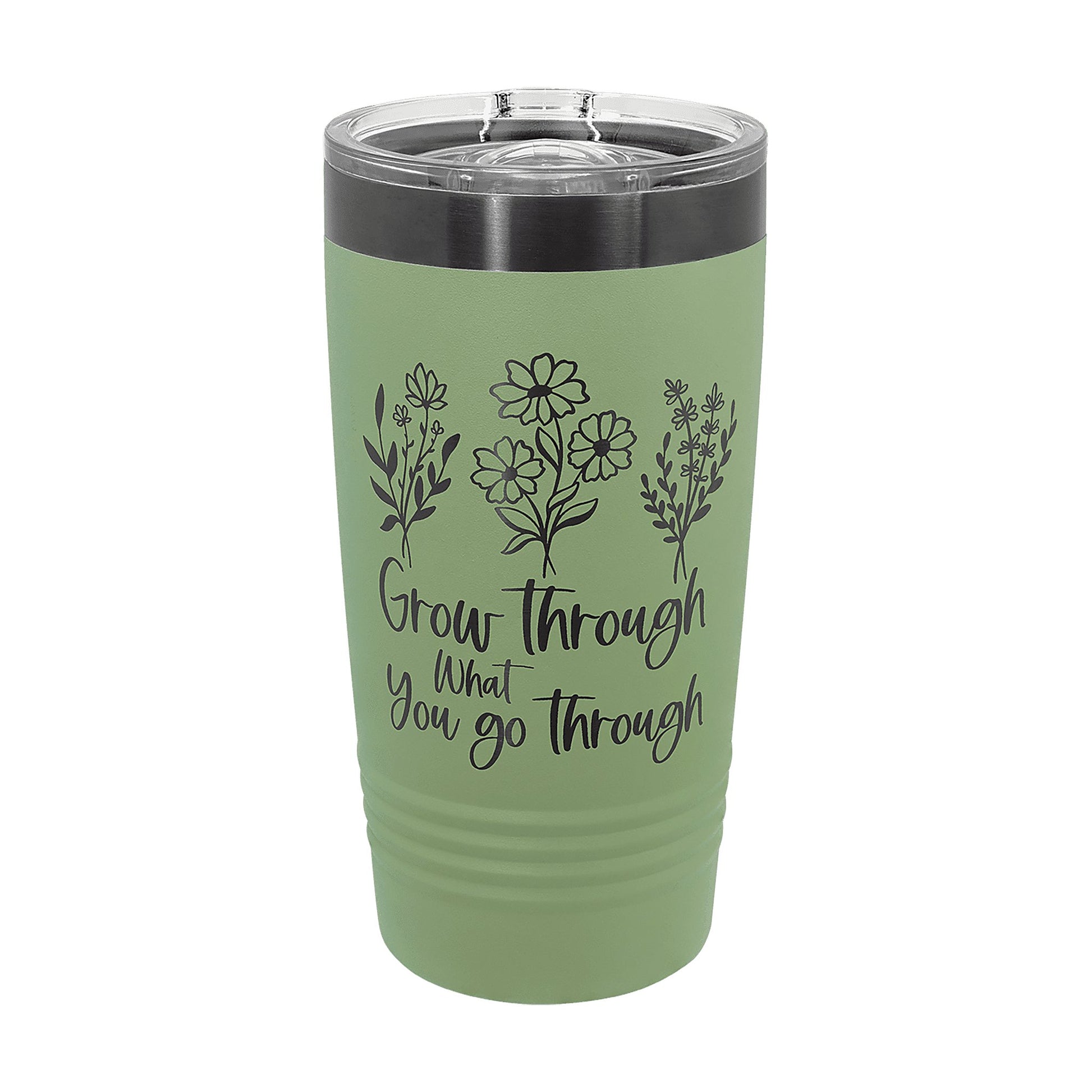 Polar Camel 20 oz. Summer ION-Plated Ringneck Tumbler with Slider Lid — main product photo, custom laser-engraved tumbler from Echipmunk Winnipeg