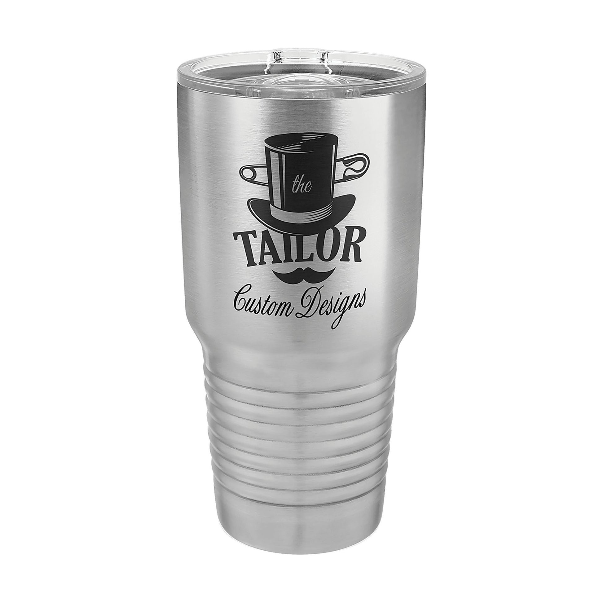 Polar Camel 30 oz. Stainless Steel Ringneck Tumbler with Silder Lid — main product photo, custom laser-engraved tumbler from Echipmunk Winnipeg