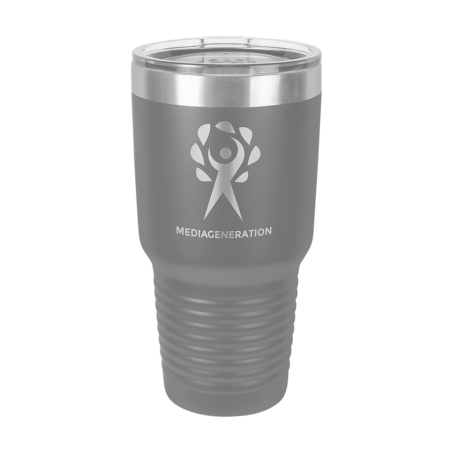 Polar Camel 30 oz. Vacuum Ringneck Tumbler with Logo Lid — main product photo, custom laser-engraved tumbler from Echipmunk Winnipeg