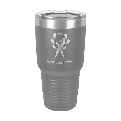 Polar Camel 30 oz. Vacuum Ringneck Tumbler with Logo Lid — main product photo, custom laser-engraved tumbler from Echipmunk Winnipeg